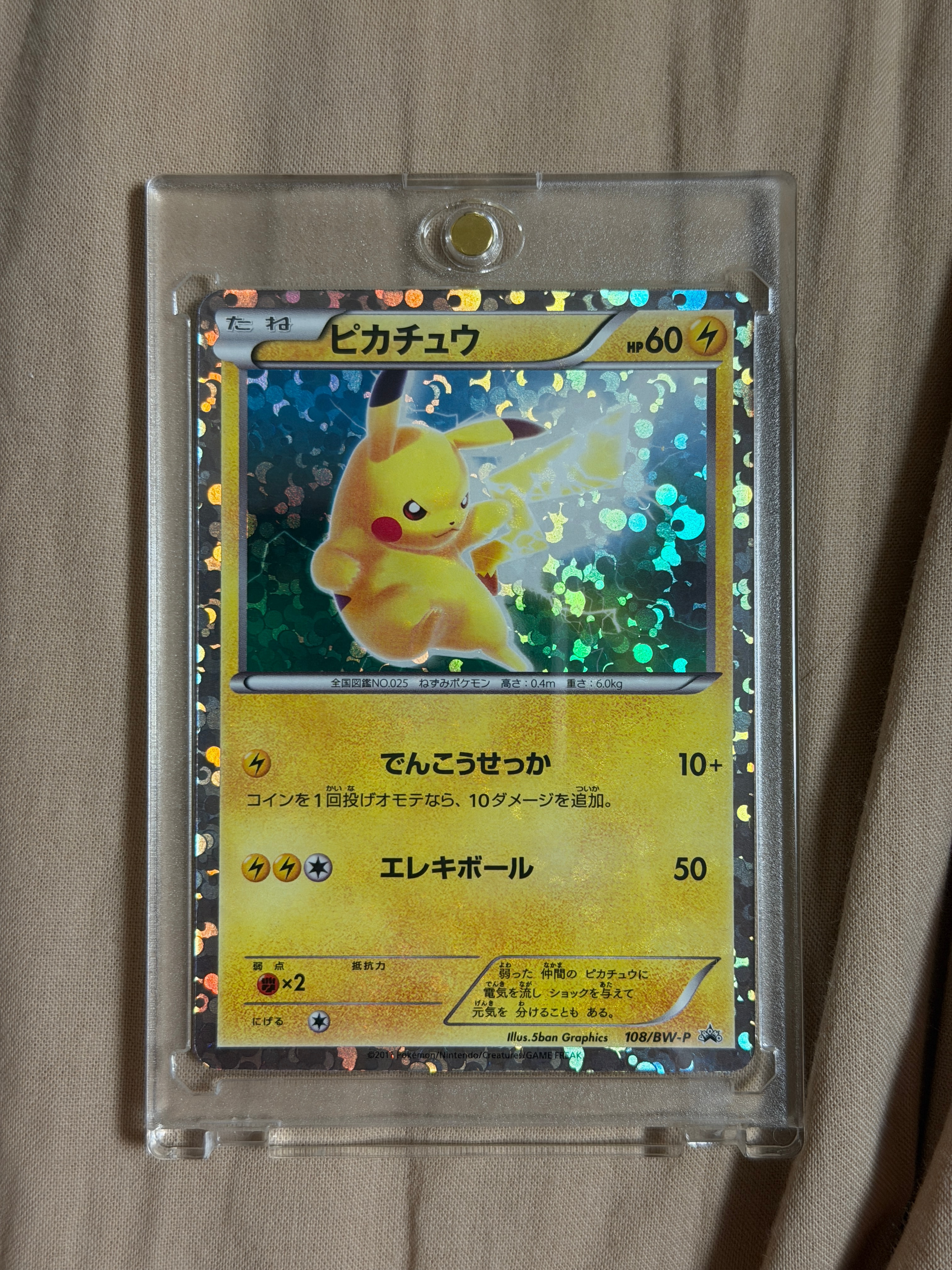 ピカチュウ P [BW-P 108/BW-P](プロモーションカード「はじめてセットDX ピカチュウver. 封入カード」)