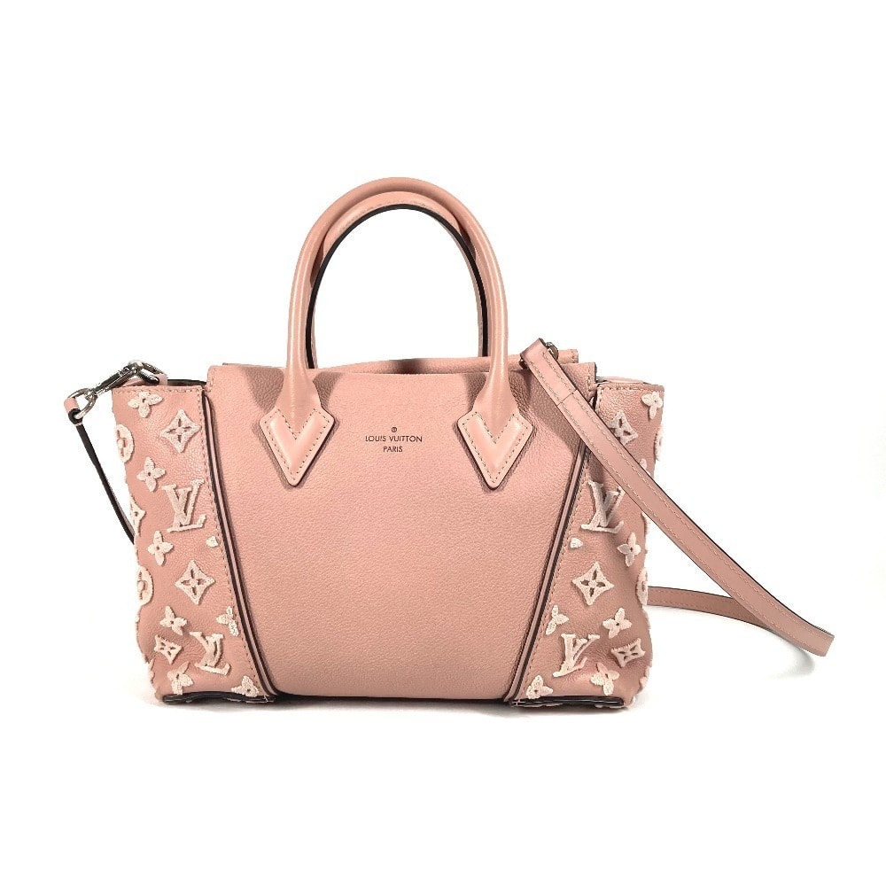 ルイヴィトン LOUIS VUITTON トートW BB  M94639  モノグラム ヴェルール カバン 肩掛け 2WAYバッグ ショルダーバッグ ハンドバッグ トートバッグ レザー マグノリア ピンク