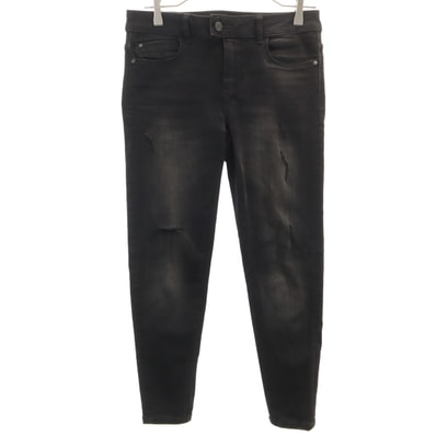 ZARA BASIC ザラベーシック スキニーデニムパンツ USA6 グレー ジーンズ