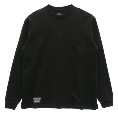 MINEDENIM マインデニム スウェット 25SS × BTSA Heavy weight Loose Fit L/S T-SH ヘビーウェイト ロングスリーブ カットソー ブラック系 M【中古】