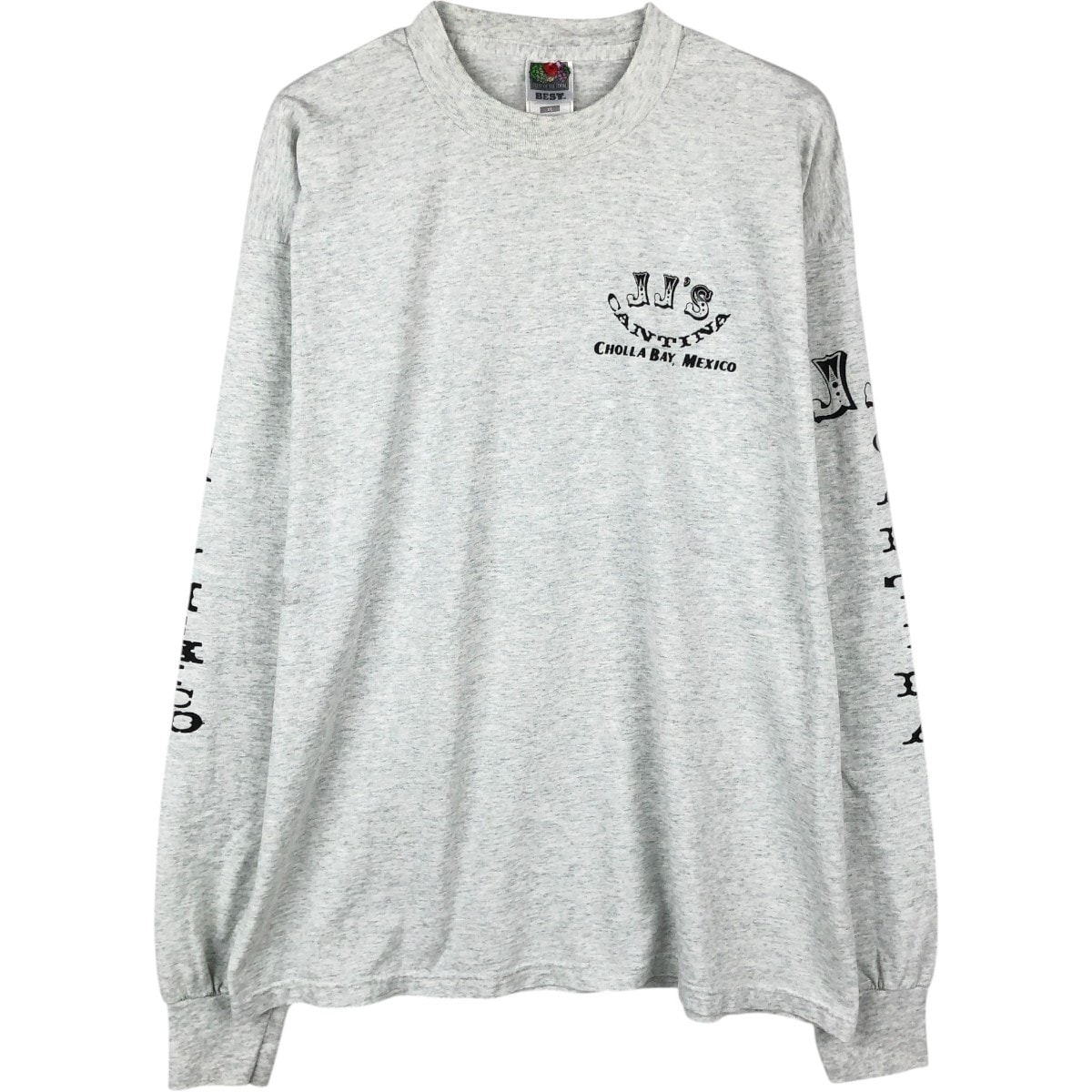 古着 90年代 フルーツオブザルーム FRUIT OF THE LOOM BEST ロングTシャツ ロンT USA製 メンズXL相当 ヴィンテージ/eaa671424