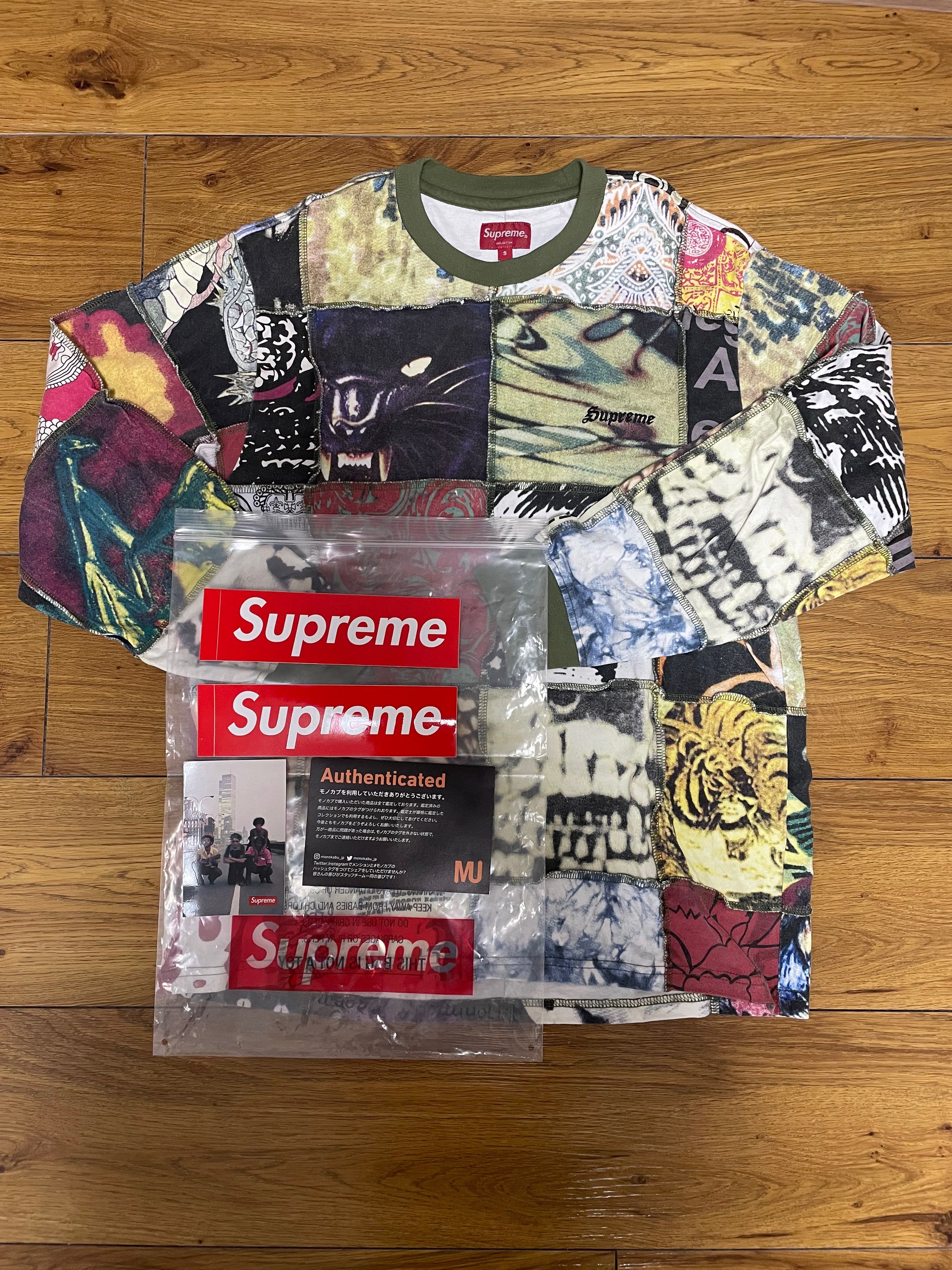Supreme Mosaic Patchwork L/S Top "Multi"