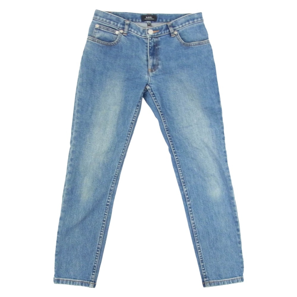 A.P.C. アーペーセー デニムパンツ 815 NEW STANDARD ニュースタンダード ジッパーフライ デニムパンツ ジーンズ インディゴブルー系 25【中古】