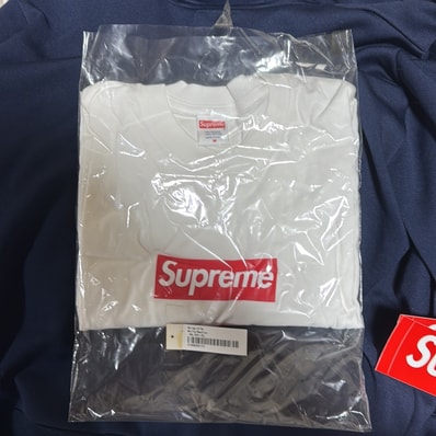 Supreme Box Logo L/S Tee "White"