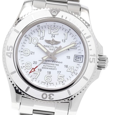 ☆良品 ブライトリング スーパーオーシャンII 36 レディース 【中古】