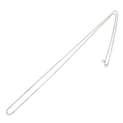 TIFFANY&Co. ティファニー ネックレス ball chain necklace ボール チェーン ネックレス シルバー系【中古】