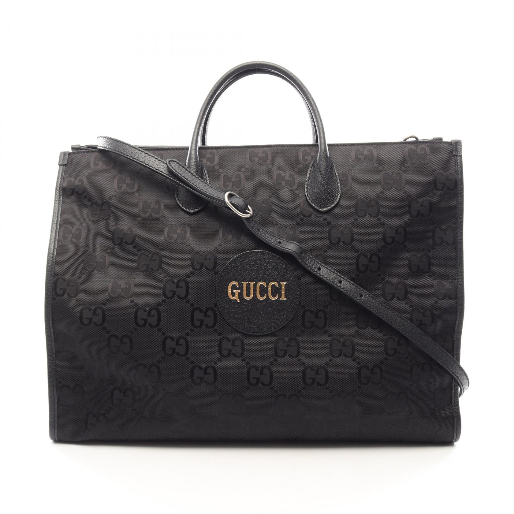 グッチ GUCCI グッチ オフ ザ グリッド GG柄 2WAY ショルダーバッグ バッグ レザー レディース ブラック系 630353 【中古】