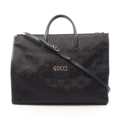 グッチ GUCCI グッチ オフ ザ グリッド GG柄 2WAY ショルダーバッグ バッグ レザー レディース ブラック系 630353 【中古】