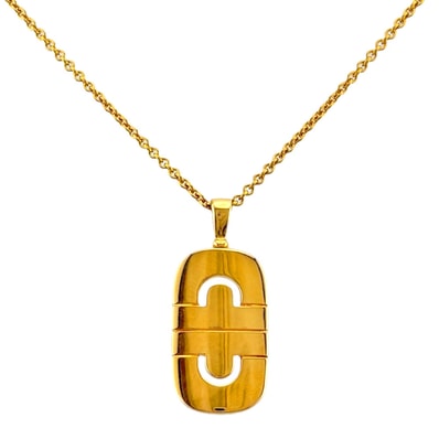 ブルガリ パレンテシ ネックレス 18金 K18イエローゴールド レディース BVLGARI 中古