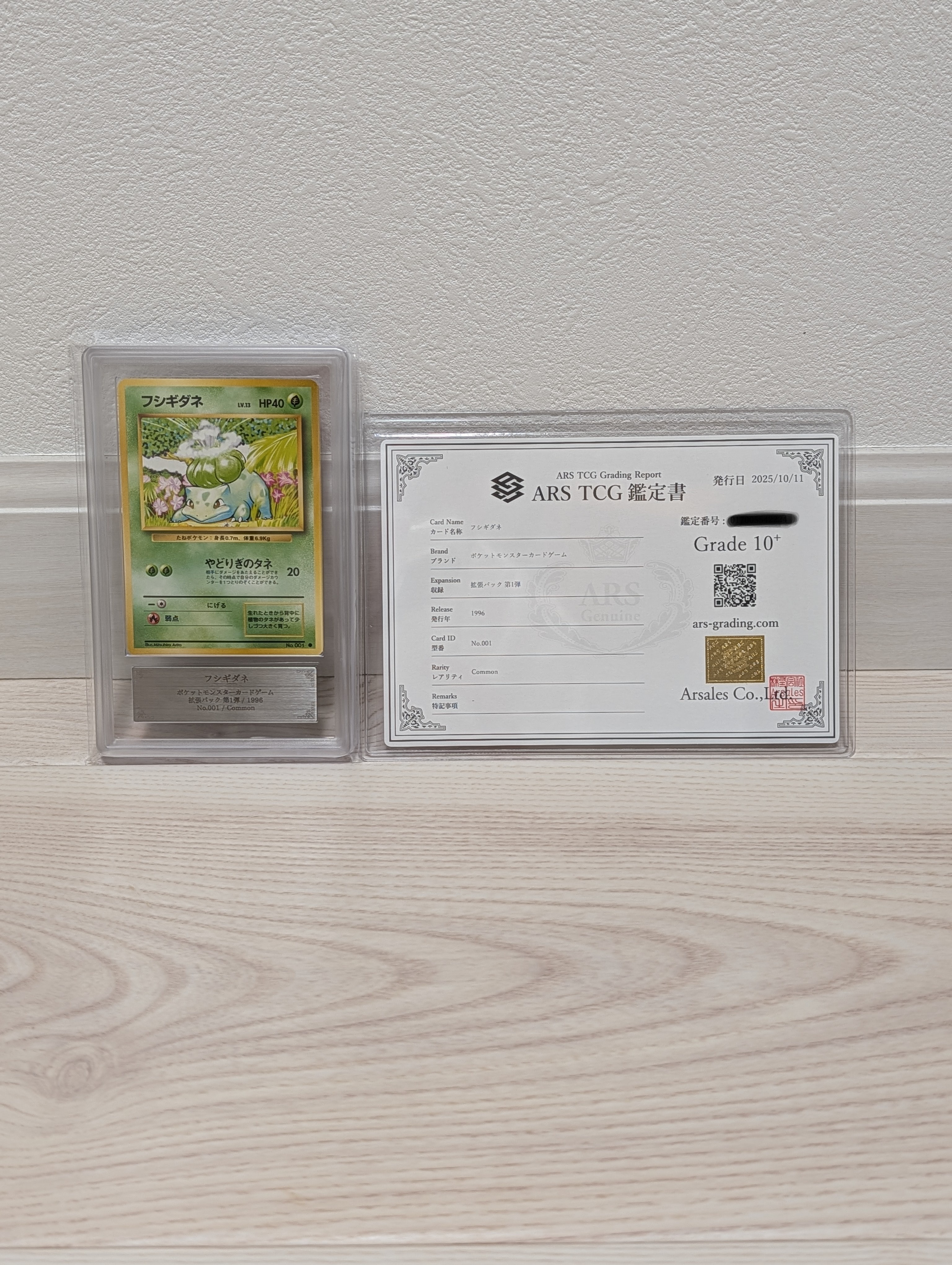 ARS10+】フシギダネ ○ : 旧裏 [PMCG1-2](拡張パック