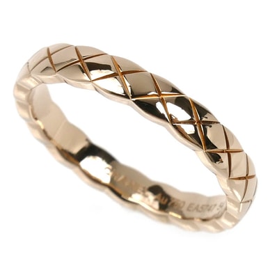 CHANEL シャネル K18PG ピンクゴールド ココクラッシュ ミニ リング・指輪 J11785 13.5号 54 4.0g レディース【中古】【美品】