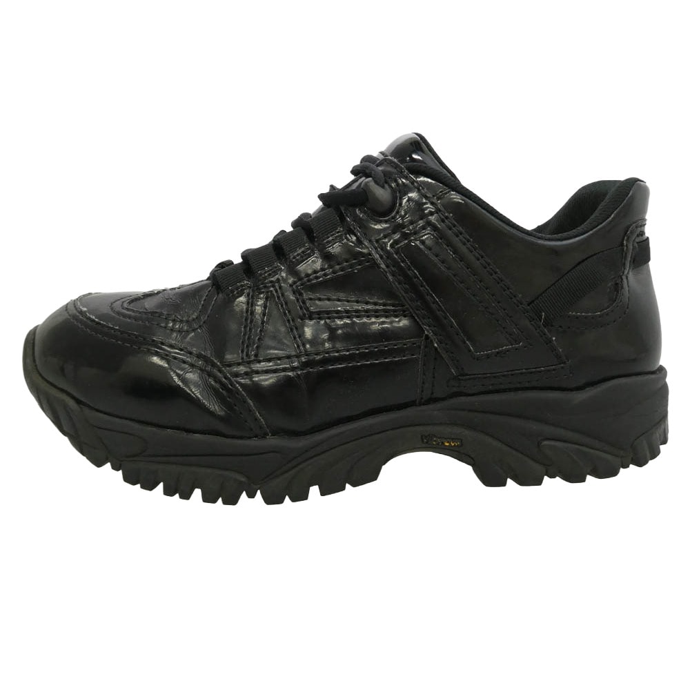 MAISON MARGIELA メゾンマルジェラ 19SS S37WS0451 Security Low Top Sneakers ビブラムソール セキュリティ ロー トップ ローカット スニーカー ブラック系 40【中古】