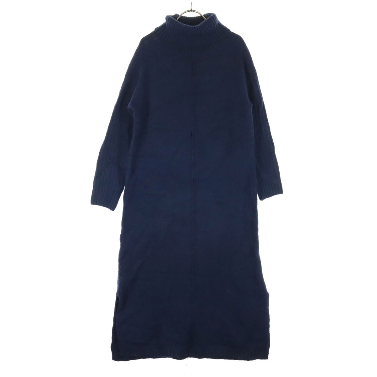 BEAMS HEART ビームスハート 長袖 タートルネック ニット ネイビー