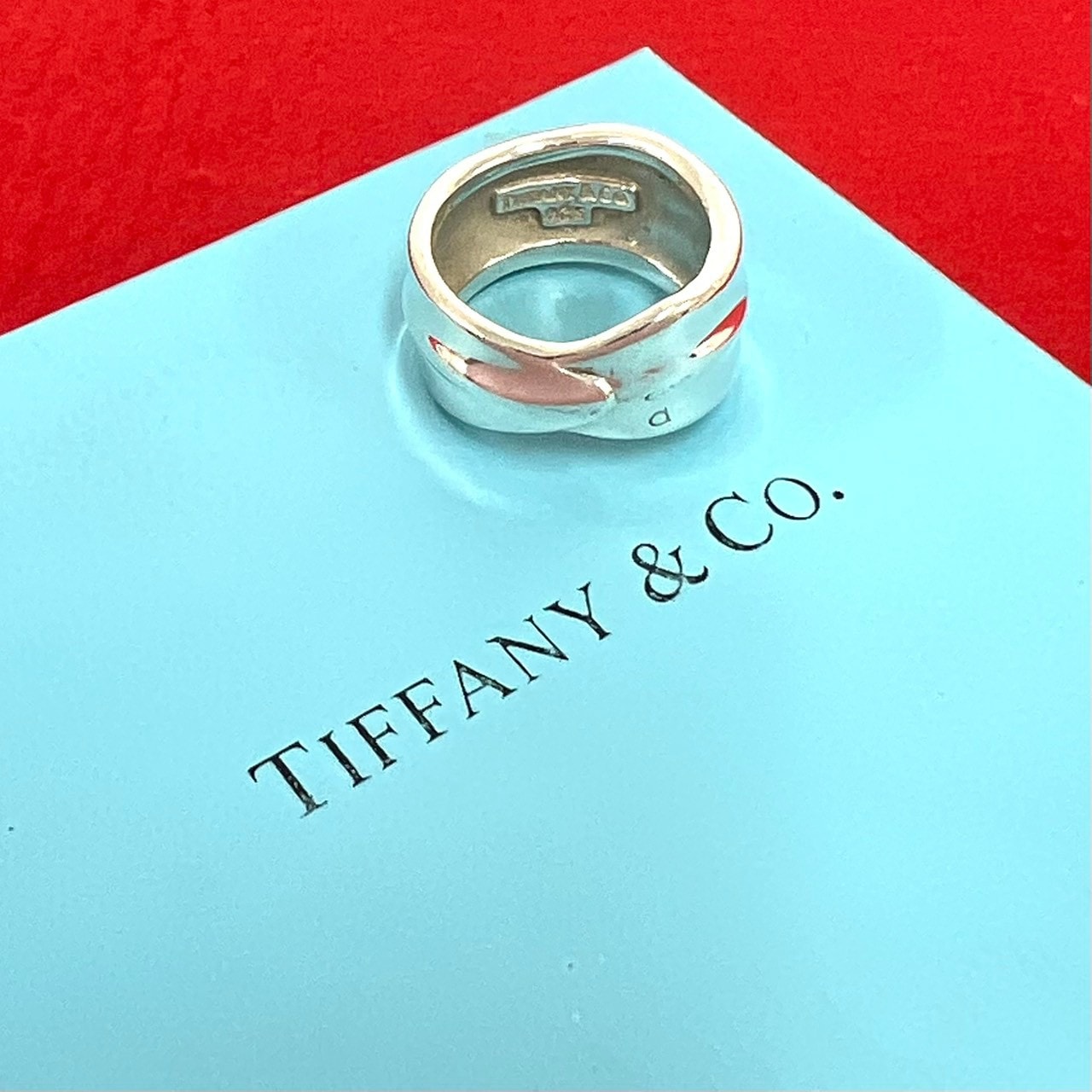 TIFFANY&Co. ティファニー ワイドリーフ リング シルバー925 リング・指輪 8号 シルバー
 94187