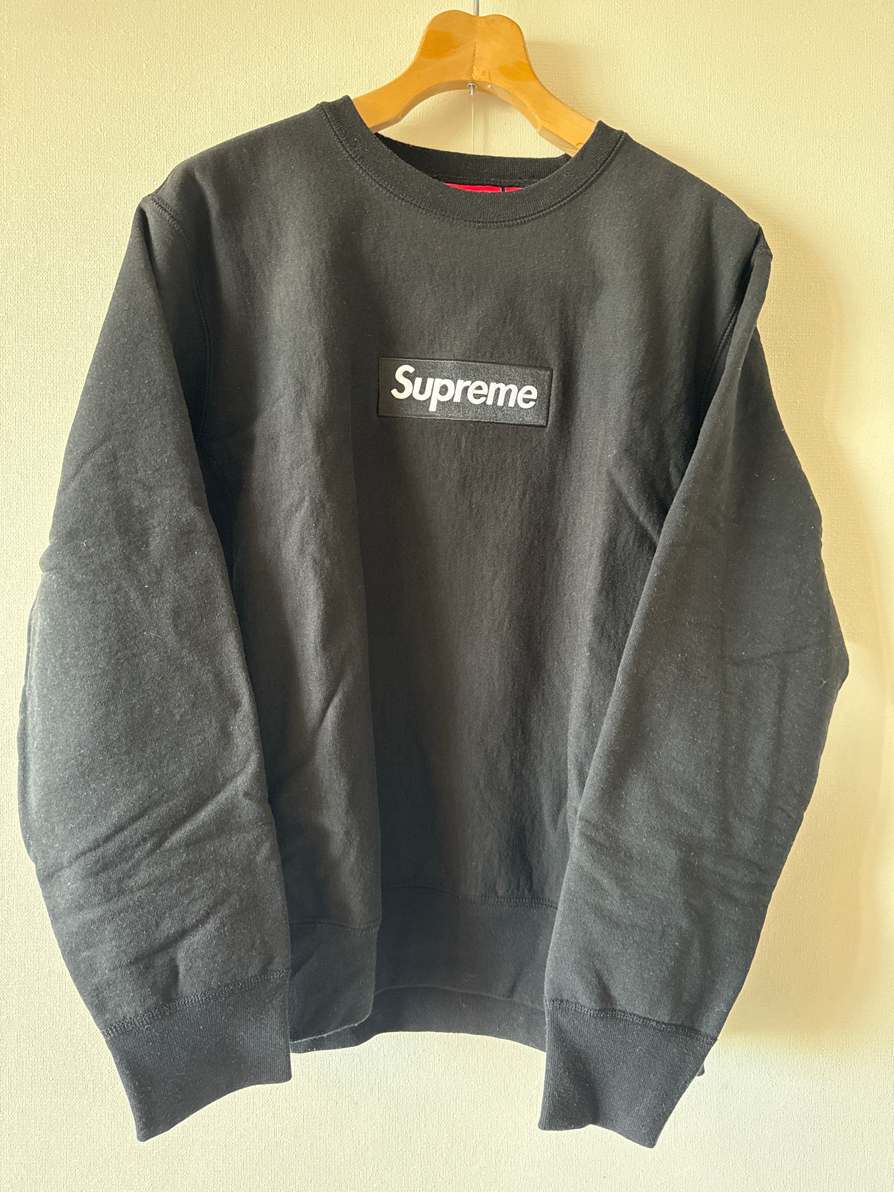 Supreme Box Logo Crewneck Sweatshirt "Black" (18FW)