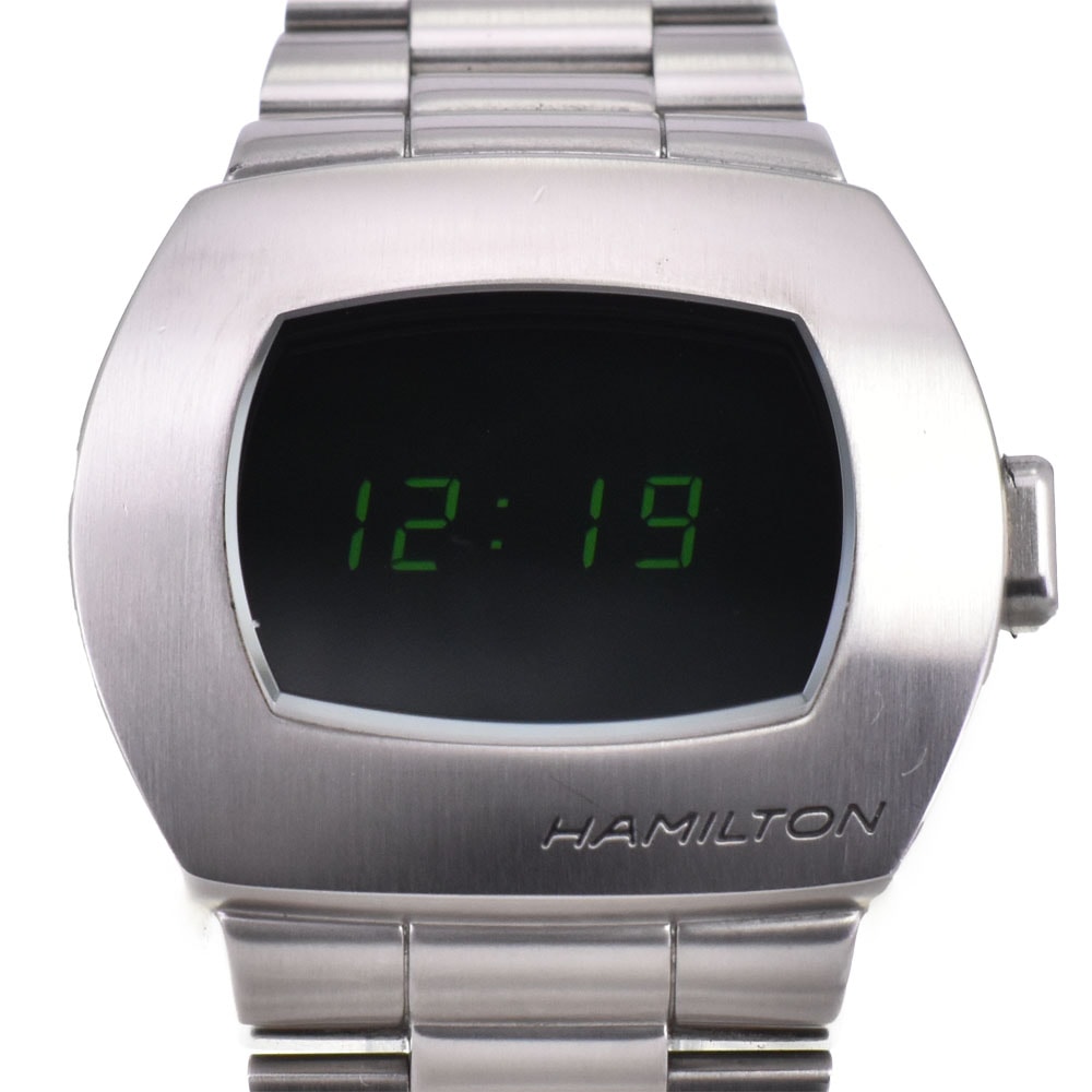 ハミルトン HAMILTON H52414131(H524140) アメリカンクラシック PSR クォーツ メンズ 美品 箱・保証書付き C#146839