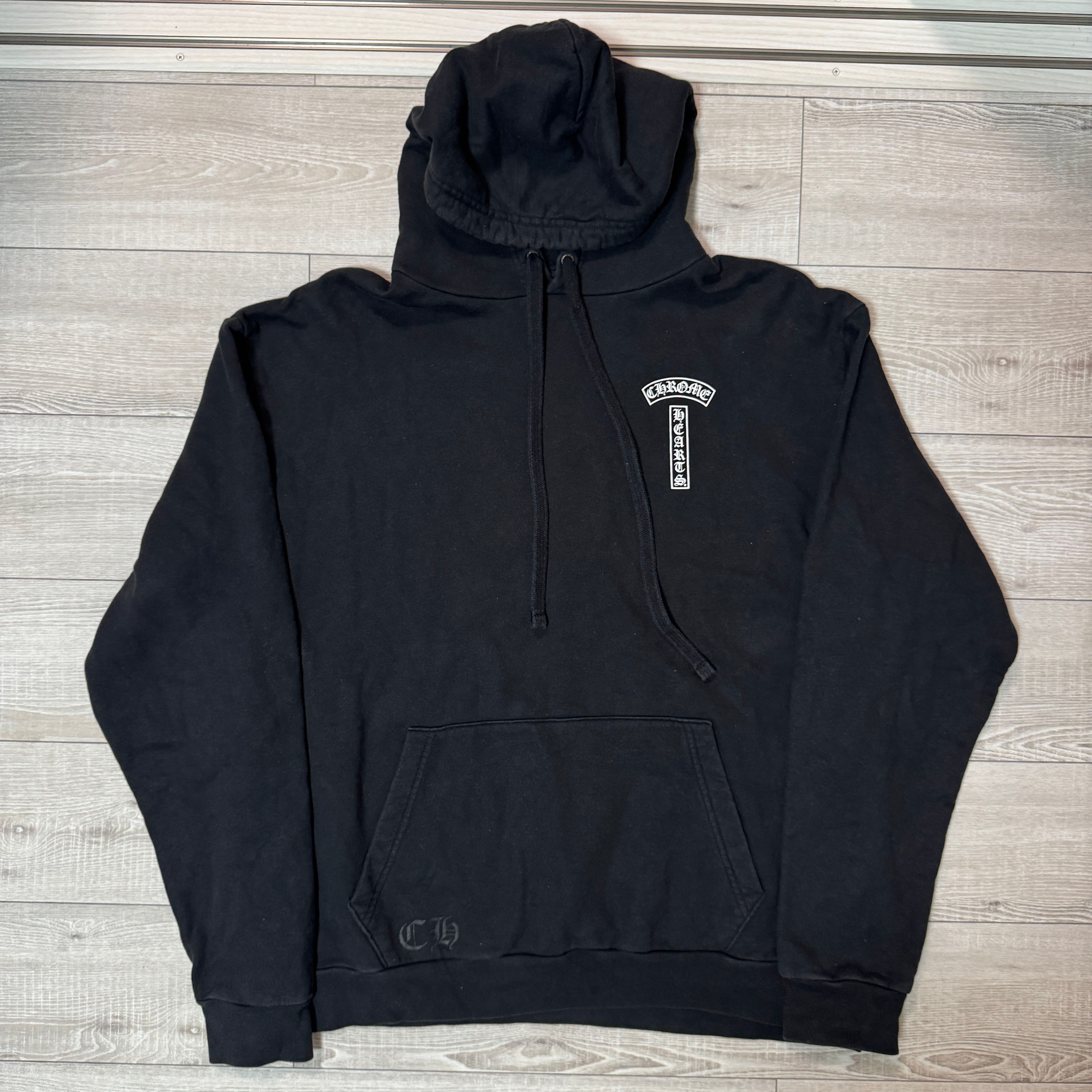 Chrome Hearts CH Plus Back Logo Dagger Zip Hoodie "Black"