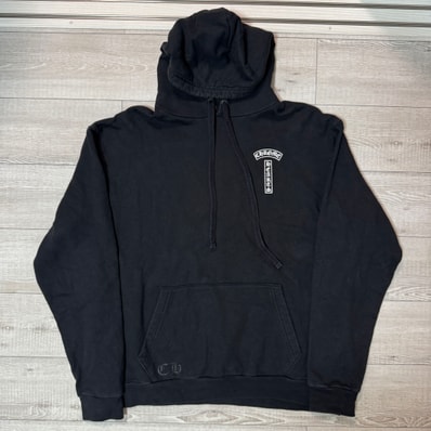 Chrome Hearts CH Plus Back Logo Dagger Zip Hoodie "Black"