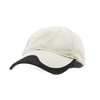 【美品】 バレンシアガ キャップ 帽子 ユニセックス ベージュ ブラック L BALENCIAGA