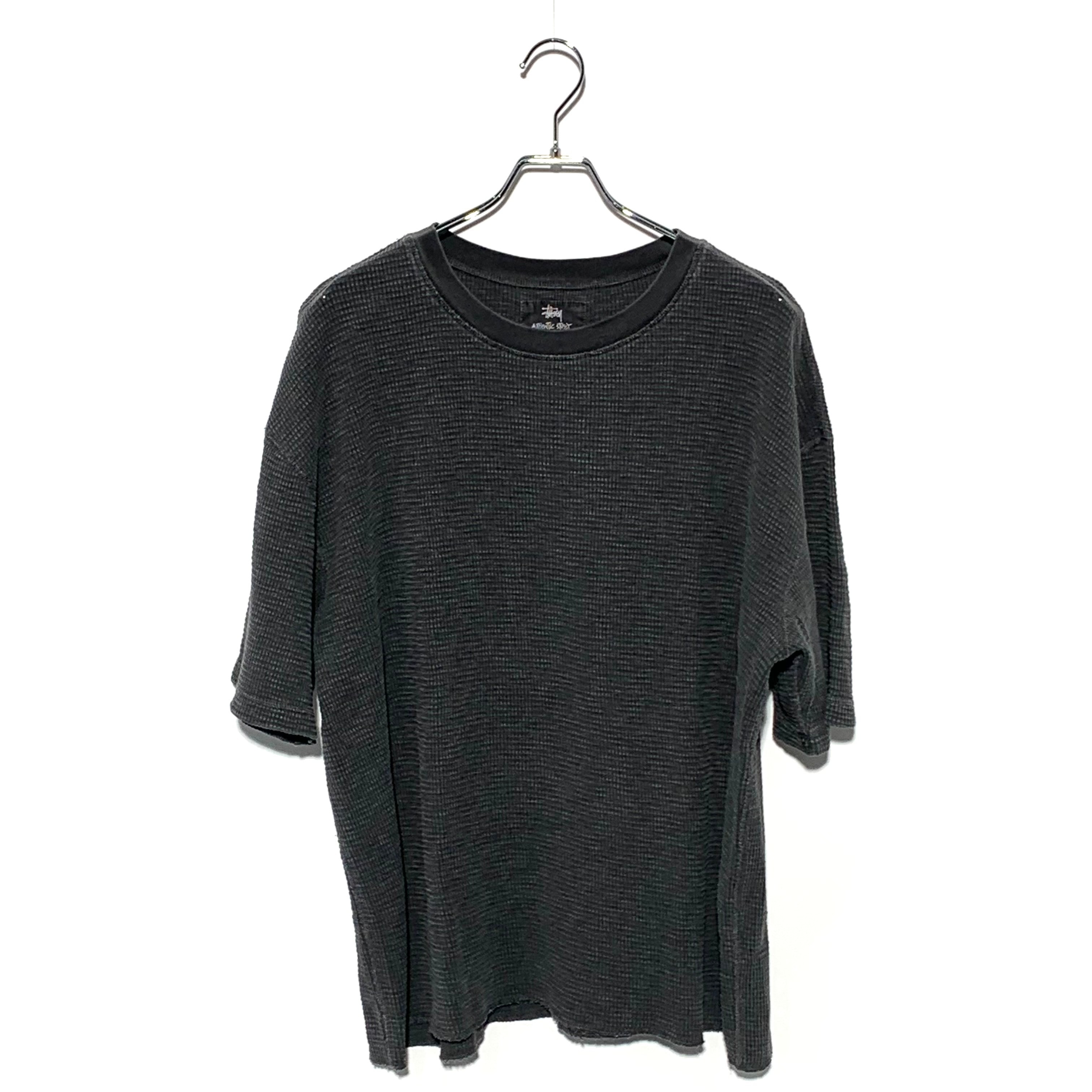 Stussy Pigment Dyed SS Thermal "Faded Black"