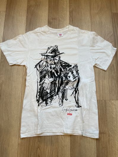 Supreme / Yohji Yamamoto® Scribble Portrait Tee "White"