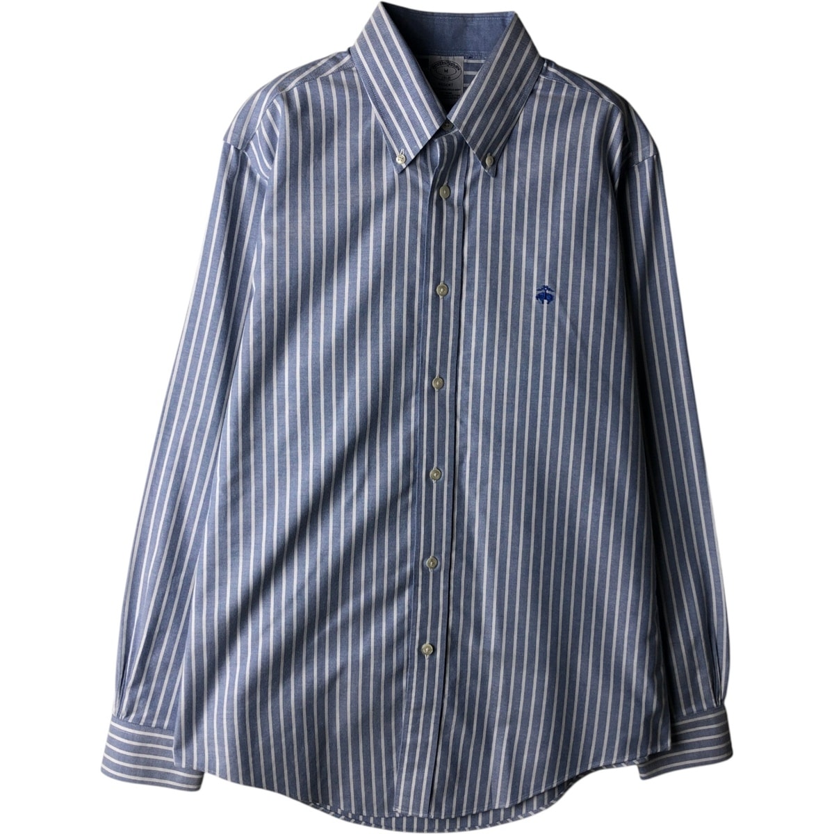 古着 ブルックスブラザーズ Brooks Brothers 1818 REGENT 長袖 ボタンダウンストライプシャツ メンズM相当/eaa619040