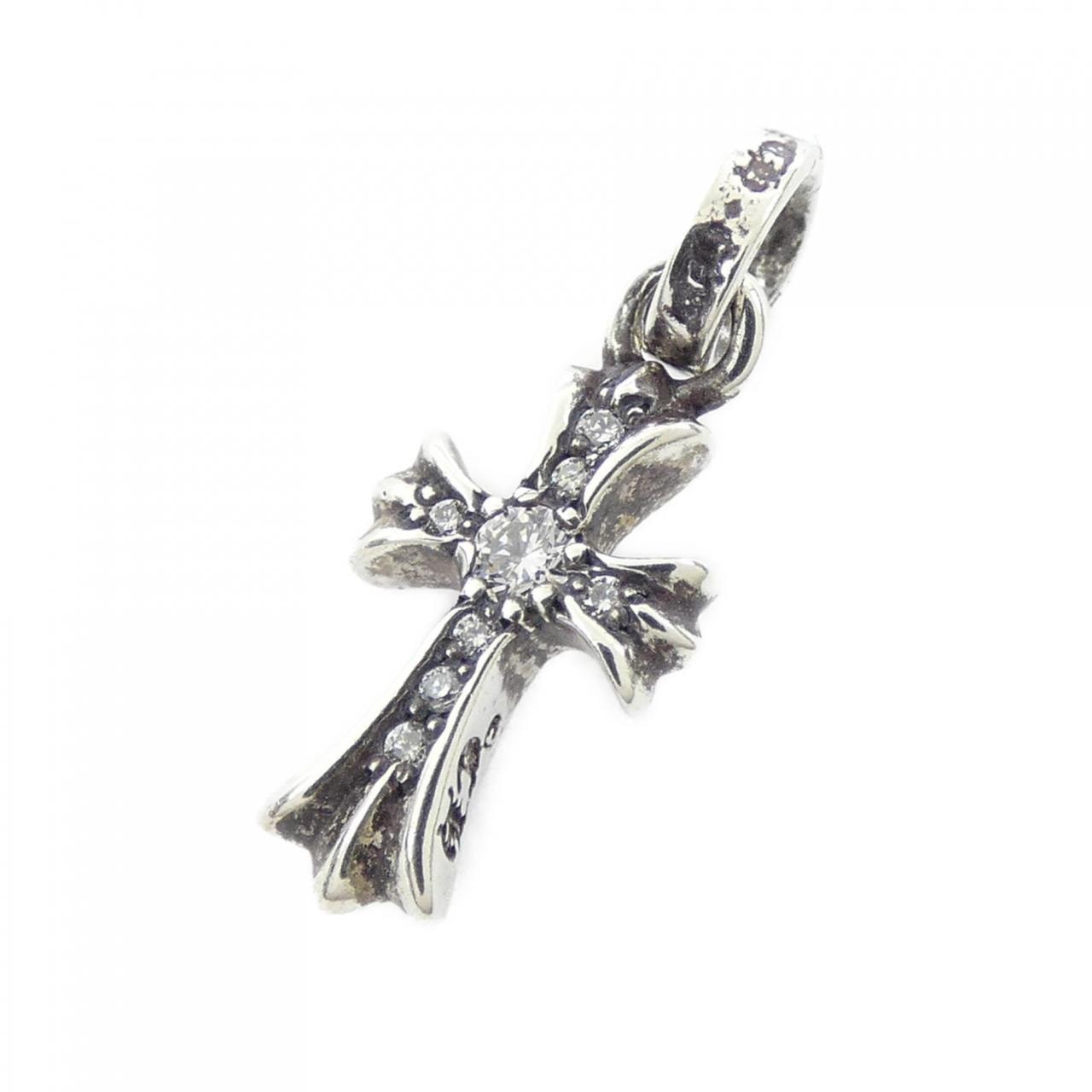 クロムハーツ CHROME HEARTS CH CROSS BABY FAT PAVE DMND ベイビーファット 202033722SLVXXX036 ペンダント
