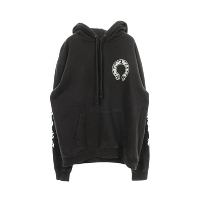 クロムハーツ CHROME HEARTS Chrome Hearts × MATTY BOY Chomper Horseshoe Hoodie パーカー 衣料品 トップス コットン メンズ ブラック系 【中古】