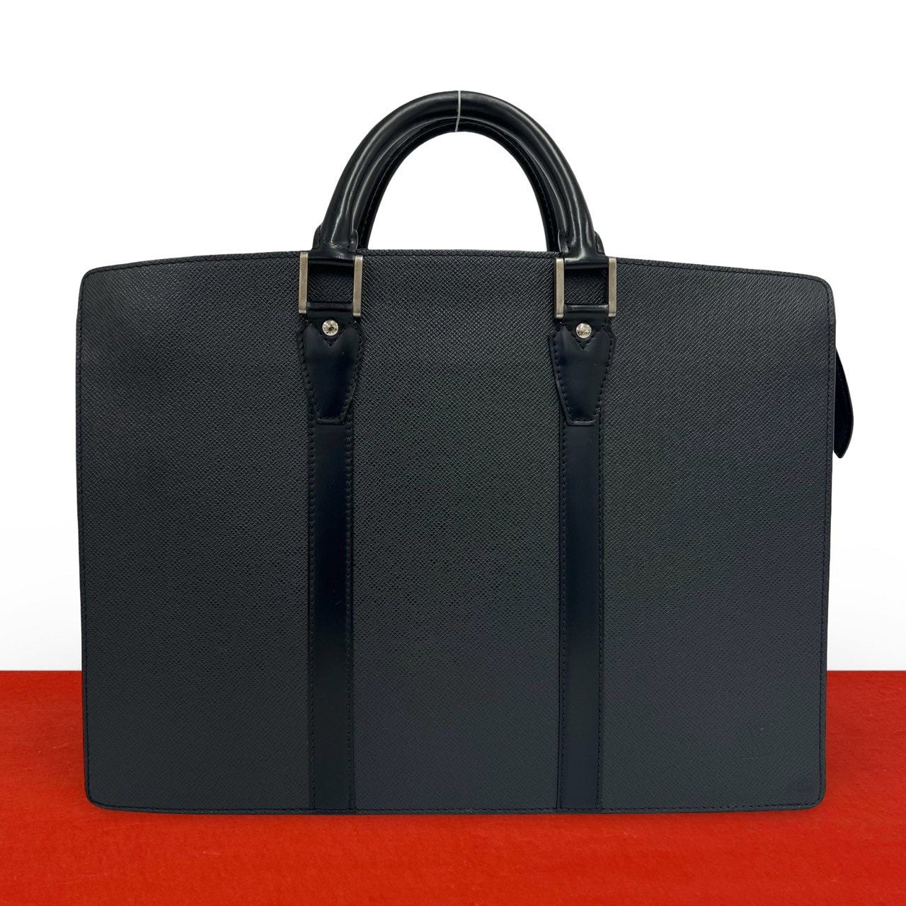 LOUIS VUITTON ルイヴィトン ポルトドキュマン ロザン タイガ レザー ビジネスバッグ ブラック
 23596