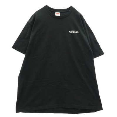 Supreme シュプリーム 22AW Gremlins Greta Tee グレムリン ロゴ プリント コットン 半袖 Tシャツ カットソー ブラック系 XL【中古】