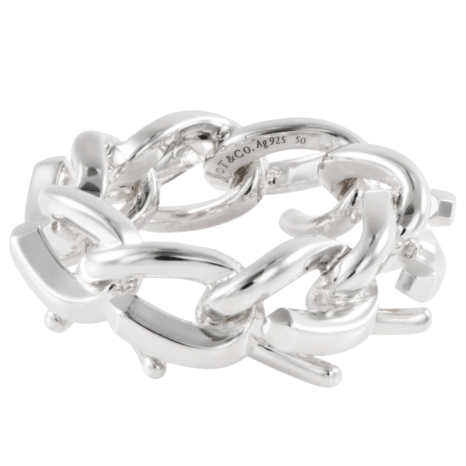 TIFFANY&Co. ティファニー フォージ リング・指輪 10号 スターリングシルバー シルバー【中古】