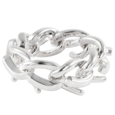 TIFFANY&Co. ティファニー フォージ リング・指輪 10号 スターリングシルバー シルバー【中古】