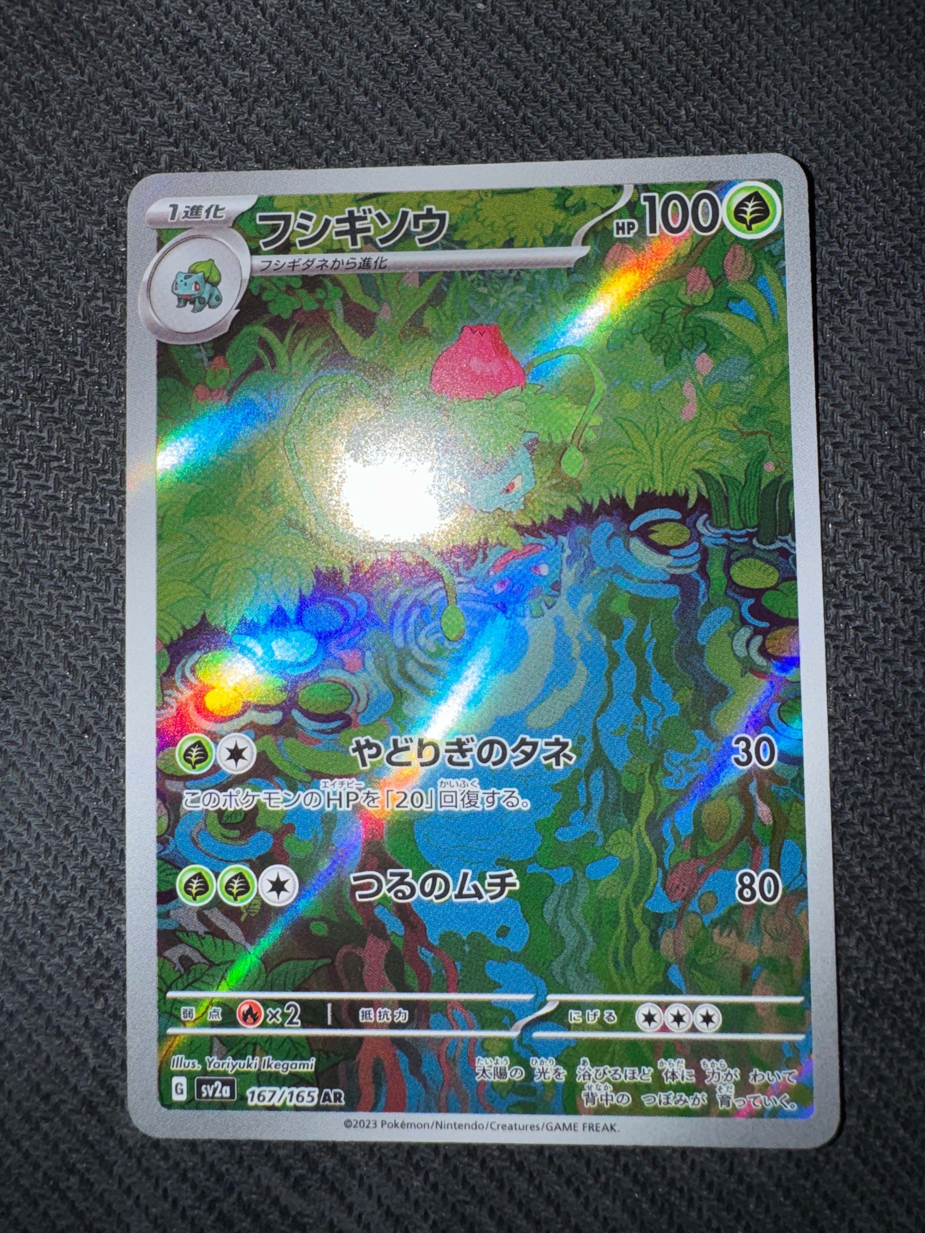 フシギダネ AR[SV2a 166/165](強化拡張パック「ポケモンカード151」)