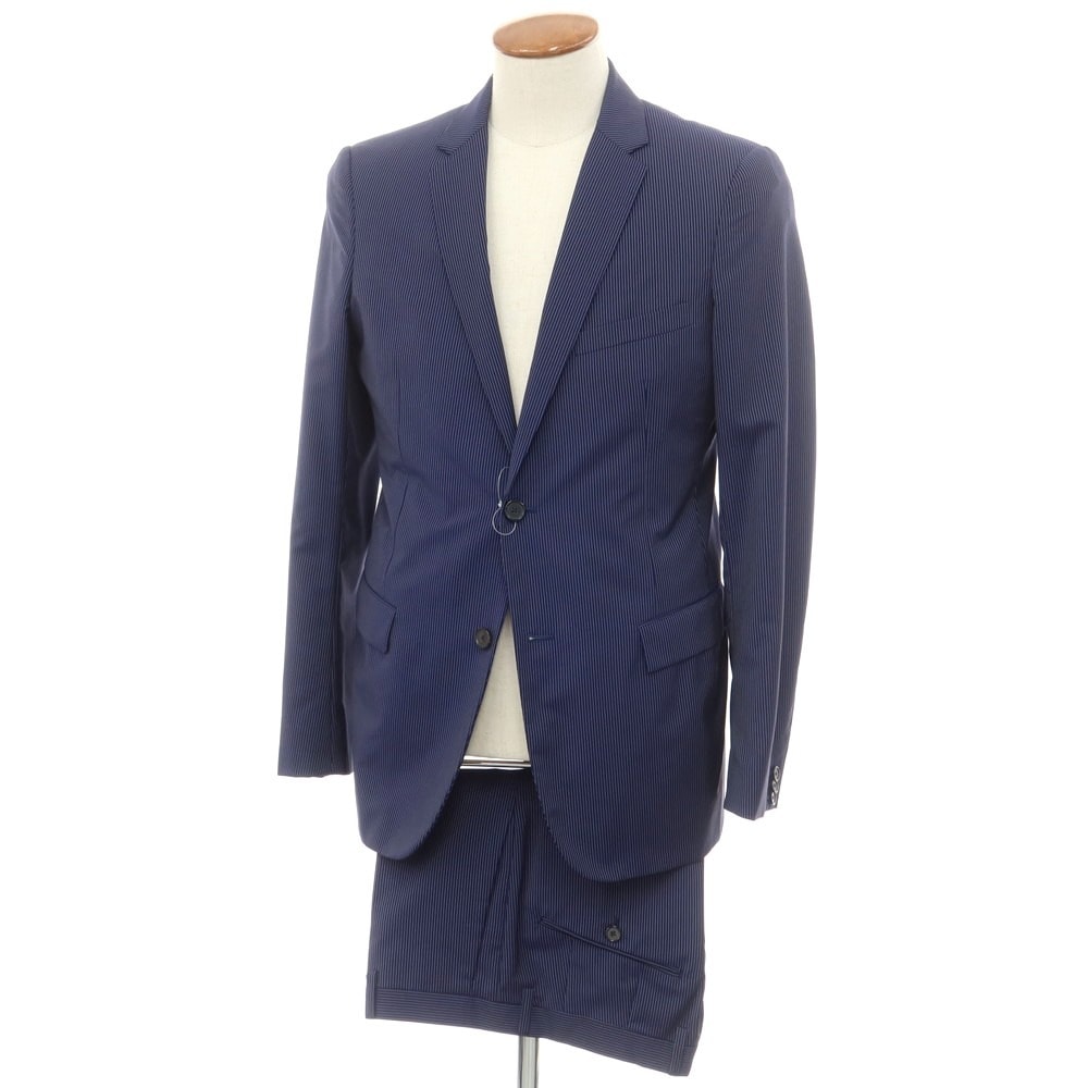 JIL SANDER ネイビー ストライプ スーツ50 JIL SANDER ネイビー
