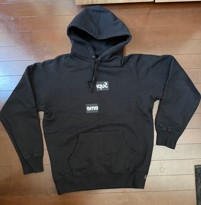 Supreme / Comme des Garçons SHIRT® Split Box Logo Hooded Sweatshirt "Black"