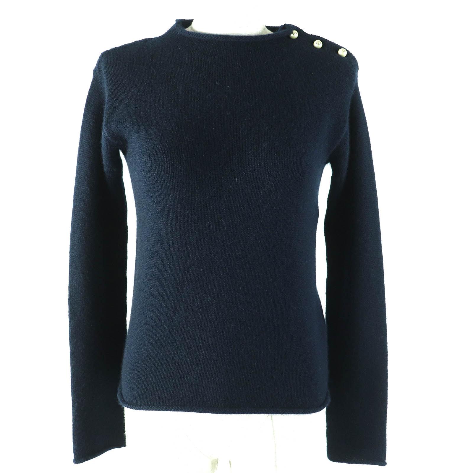 美品 クリスチャンディオール
 ニット ネイビー レディース 38 354S74AM082