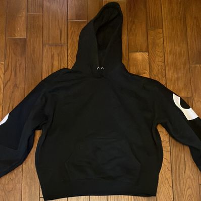 Supreme Big Logo Jacquard Hooded Sweatshirt "Black"