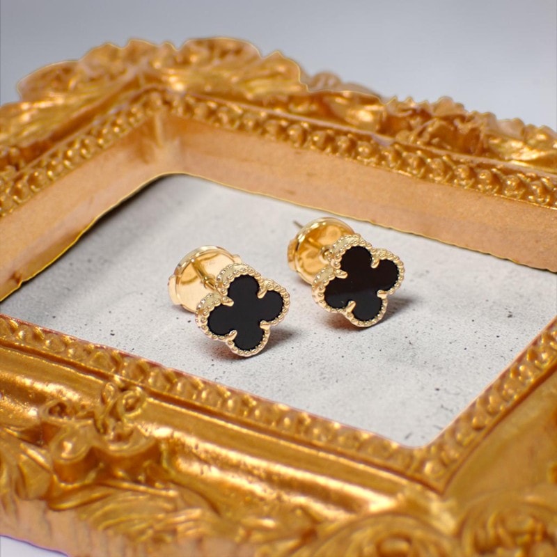 ヴァンクリーフ&アーペル スウィートアルハンブラ ピアス【中古】【Aランク】