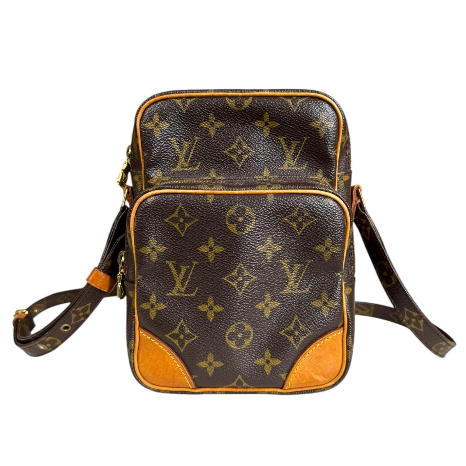 ルイヴィトン アマゾン モノグラム ショルダーバッグ モノグラムキャンバス M45236 ブラウン レディース LOUIS VUITTON  中古