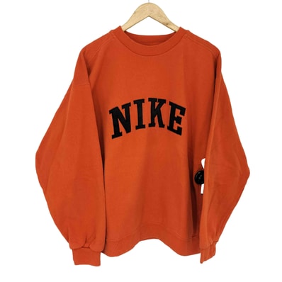 白タグ フロントワッペン クルーネックスウェットt【1141816295712】