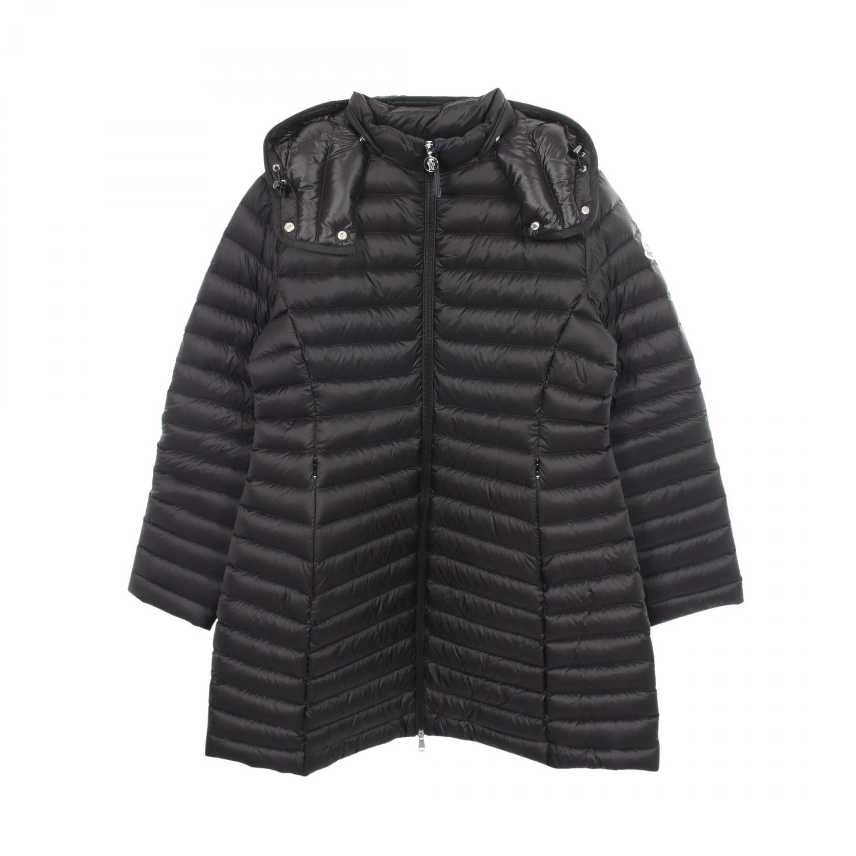 モンクレール MONCLER IGELONG ダウンジャケット 衣料品 アウター ナイロン レディース ブラック系 【中古】