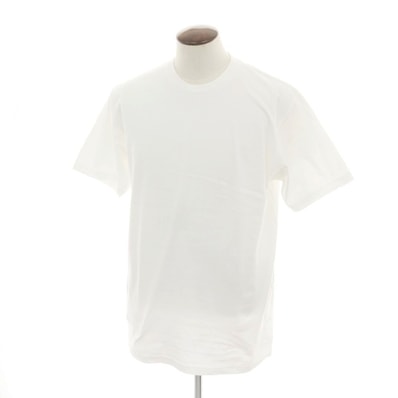 【中古】シュプリーム Supreme 2025年春夏 Tape Tee コットン クルーネック 半袖Tシャツ ホワイト【サイズL】【メンズ】