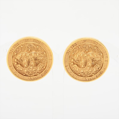 シャネル CHANEL 04A 2004 ココマーク コイン イヤリング【中古】