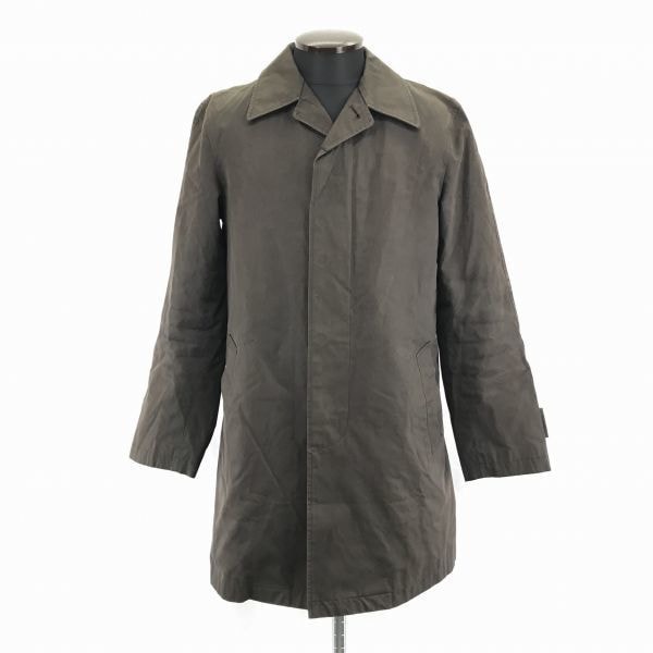 日本製★ポールスミス★ライナー付き/ステンカラーコート/アウター【M/濃茶】比翼仕立て/センターベント/Paul Smith/Made in Japan◆BC103L