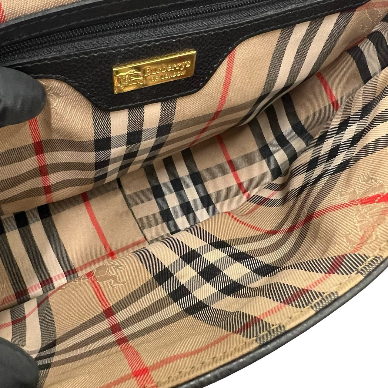 B (目立った傷や汚れなし)】BURBERRY バーバリー ノバチェック 柄