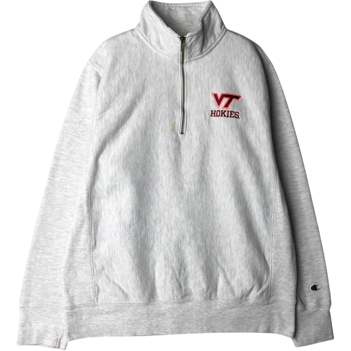 古着 チャンピオン Champion REVERSE WEAVE リバースウィーブ カレッジ ハーフジップスウェットシャツ トレーナー メンズL相当/eaa629886