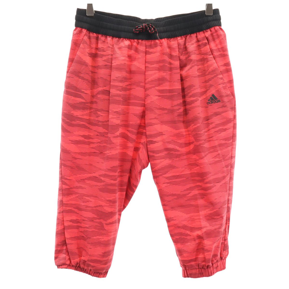 adidas アディダス 総柄 カプリパンツ L