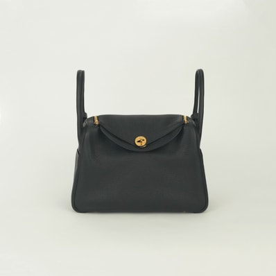 エルメス HERMES リンディ30 リンディ 30 バッグ トートバッグ ショルダーバッグ トリヨンクレマンス ノワール Noir ブラック Black 黒 ゴールド金具 ハンドバッグ 2way