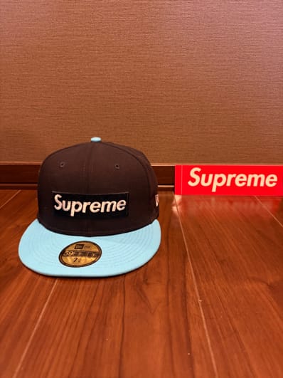Supreme 2-Tone Box Logo New Era "Blue"