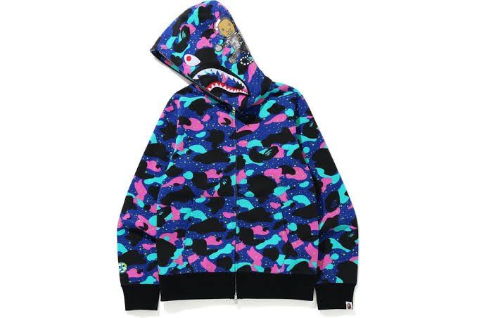 Bape x Kid Cudi Full Zip Shark